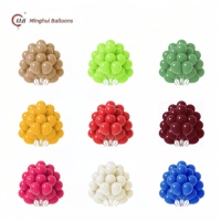 Lot de 20 ballons unis de 10 pouces pour décoration d'anniversaire, de mariage et d'ouverture de scène - Vente transfrontalière