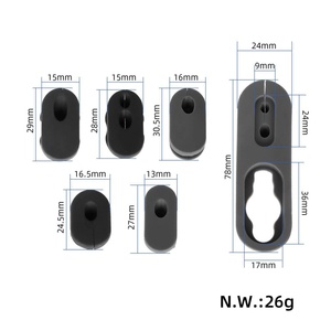 Cache-câble magnétique étanche en silicone pour port de charge de trottinette électrique pliable Xiaomi 4 Pro/4 Lite – Pièces et accessoires - Product Image 3