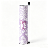 Tube à sushi personnalisé avec logo imprimé, tubes ronds en papier alimentaire pour sushi, contenants push-up