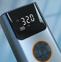 Nouveau Compresseur d'Air Numérique 2026 pour Voiture avec Arrêt Automatique 12V 150PSI, Batterie Externe Sans Fil et Outils d'Urgence