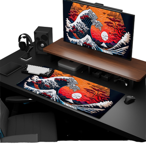 Tapis de <span class=keywords><strong>clavier</strong></span> personnalisé avec logo, grand tapis de souris pour jeux, base antidérapante, résistant à l'usure, tapis de souris de bureau imperméable pour jeux - Product Image 1