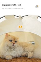 Tente pliable pour animaux de compagnie, quatre saisons, mignonne, solide, pliable, portable, pour chien et chat, pour le salon