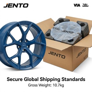 Rines de Aleación Forjados Personalizados 6061 T6 en Azul Brillante con Diseño en Y para <span class=keywords><strong>Tesla</strong></span> <span class=keywords><strong>Model</strong></span> 3 Y <span class=keywords><strong>S</strong></span> Plaid, Nuevos y Hechos a Medida - Product Image 4