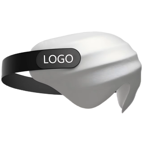 Masque de sommeil en coton 3D de luxe pour les voyages en avion, 100% occultant, super doux, surdimensionné, personnalisable, original, nouveauté 2026 - Product Image 1