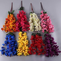 Branche de fleurs de pêcher et de prunier en soie pour arrangements floraux intérieurs de mariages et d'hôtels, ornement floral artificiel réaliste