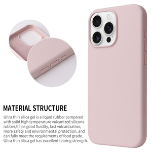 Custodia protettiva in Silicone morbido per <span class=keywords><strong>iphone</strong></span> <span class=keywords><strong>11</strong></span> 12 12 14 15 per <span class=keywords><strong>iPhone</strong></span> 16 custodia - Product Image 3