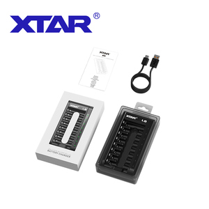 재충전 1.5V 및 1.2V <span class=keywords><strong>AA</strong></span>/<span class=keywords><strong>AAA</strong></span> 배터리 충전기 xtar L8 8 슬롯 스마트 <span class=keywords><strong>AA</strong></span> <span class=keywords><strong>AAA</strong></span> 충전기 de 파일 충전식 <span class=keywords><strong>aa</strong></span> <span class=keywords><strong>aa</strong></span> - Product Image 6