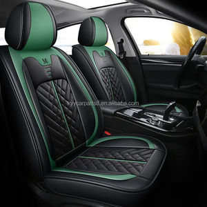 Housse de siège de voiture en cuir Nappa perforé, design sportif, respirante, pour toutes les saisons, pour <span class=keywords><strong>Audi</strong></span> A6L - Product Image 1