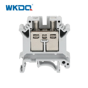 JUIK16 UK Conector Alimentación a través de instalación Montaje en riel Bloques de terminales Conexión de tornillo Nylon PA66 800V/101A NS 35/7.5 1-10 - Product Image 1
