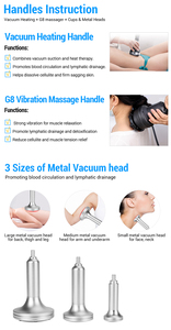 Masseur anti-cellulite vertical 4 en 1 G8 avec aspiration, chauffage et ventouses, machine de <span class=keywords><strong>massage</strong></span> G5 - Product Image 6