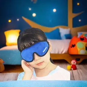 Máscara de dormir infantil de espuma de memória 3D personalizada Máscara de dormir infantil para uso doméstico