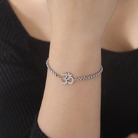 Bouddhisme Hindou Yoga OM Symbole Pendentif Bracelet pour Femmes Hommes Charmes Boîte Chaîne Bracelets Mode Amulette En Acier Inoxydable Bijoux