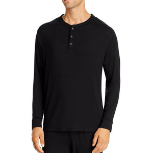 Vêtements <span class=keywords><strong>de</strong></span> nuit doux pour hommes pour la maison, hôtel, col rond, <span class=keywords><strong>haut</strong></span> d'<span class=keywords><strong>hiver</strong></span> solide, pantalon personnalisé, ensembles <span class=keywords><strong>de</strong></span> pyjamas en coton pour hommes - Product Image 3
