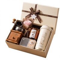 Coffret cadeau café, cadeau d'anniversaire pour petite amie, femme, meilleure amie, boîte à bougies