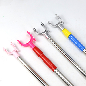 Le pôle de séchage des vêtements ménagers est une version télescopique et étendue de la fourche à vêtements à main. C'est aussi un ménage - Product Image 6