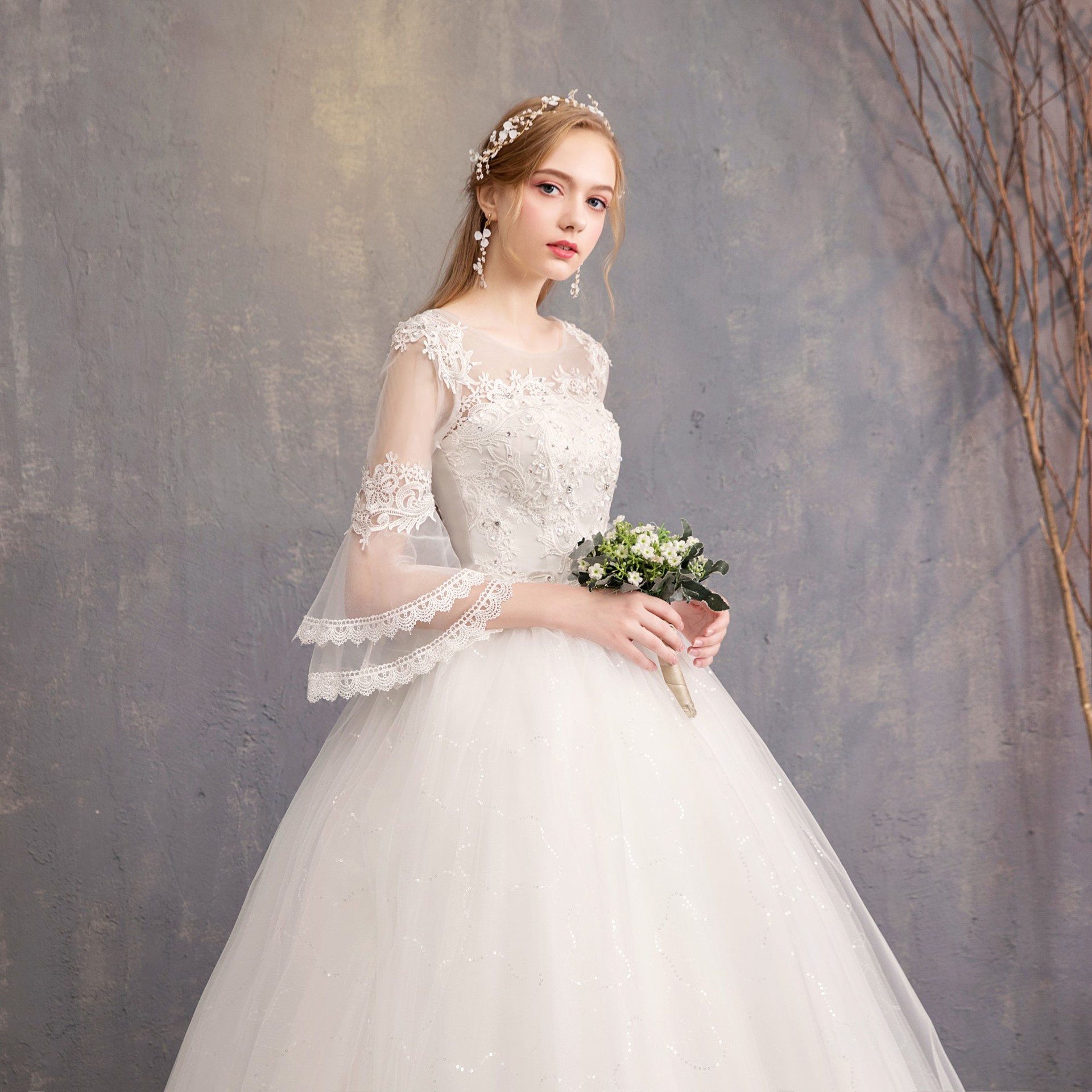 Shop SOO15F 2021 Korean Style Bridal Wedding Dress - Cheap & Elegant Shop SOO15F 2021 Korean Style Bridal Wedding Dress - Cheap & Elegant