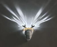 Lampe de nuit LED TSINYE, nouvelle tendance, installation facile, décoration artistique pour la maison, luminaires muraux 3D modernes en forme d'aigle, d'hibou, de lion, lumière décorative LED