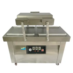 Automatische Interne Pomptype Roestvrijstalen Dubbelkamer Vacuüm Voedselsluitmachine (Vlakke Plaat)