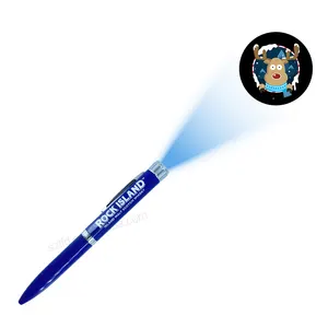 LOGO PERSONALIZZATO LED PENNA A SFERA OEM IMMAGINE del LOGO PROIETTORE PENNA TORCIA LUCE