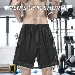 Pantalones Cortos Deportivos de Verano para Hombre, de Alta Calidad, con Logotipo Personalizado, Pantalones Cortos de Baloncesto de Lona, 100% Algodón, Secado Rápido - Product Image 2