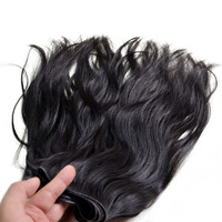 Trames de cheveux naturels russes de génie vierge de haute qualité 1B, extensions de cheveux naturels, trame invisible et sans couture, cheveux humains doublement étirés