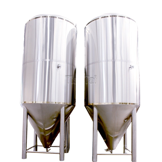 5000L 50HL 40BBL нержавеющая сталь двойная стена гликоль жакетированный Топ manway конический ферментер бак