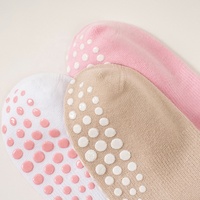 Chaussettes en tricot personnalisées de haute qualité avec logo, antidérapantes, brodées, pour femmes, idéales pour la danse, la grossesse, le yoga et le pilates