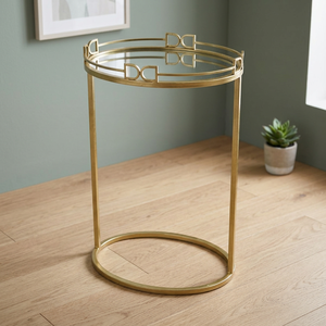 Table basse moderne en or exotique, artisanale, avec des caractéristiques extensibles et réglables pour le mobilier de salon - Product Image 5