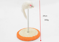 Jouet interactif pour chat, ventouse à ressort en Sisal, vente en gros, livraison gratuite