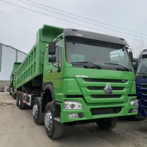In Stock Used Howo Heavy Truck 8x4 Dump Truck 50 Tons 12 Wheels Lhd Rhd Sinotruk Dump Truck For Africa