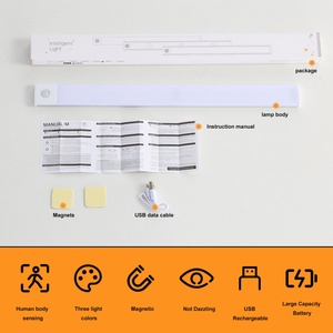 Veilleuse à détecteur de mouvement pour chambre, escalier, armoire, meuble, placard, lumière LED 3W à intensité variable - Product Image 4