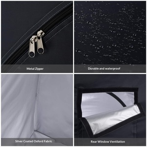 Abri pliable pour vélo, tente de rangement extérieure grande capacité, imperméable et portable pour le stationnement de VTT et de moto - Product Image 2