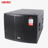 VAMAV Bocina Profesional Nova TX18S 1000W  RMS EFECTOS DSP AMPLIFICADOR CLASE D Subwoofer De Madera De 18 Pulgadas