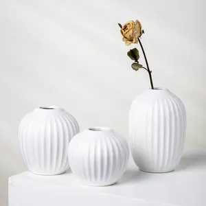 YUANWANG Vaso de cerâmica para decoração de mesa de porcelana Vasos de cerâmica para casamento e casa
