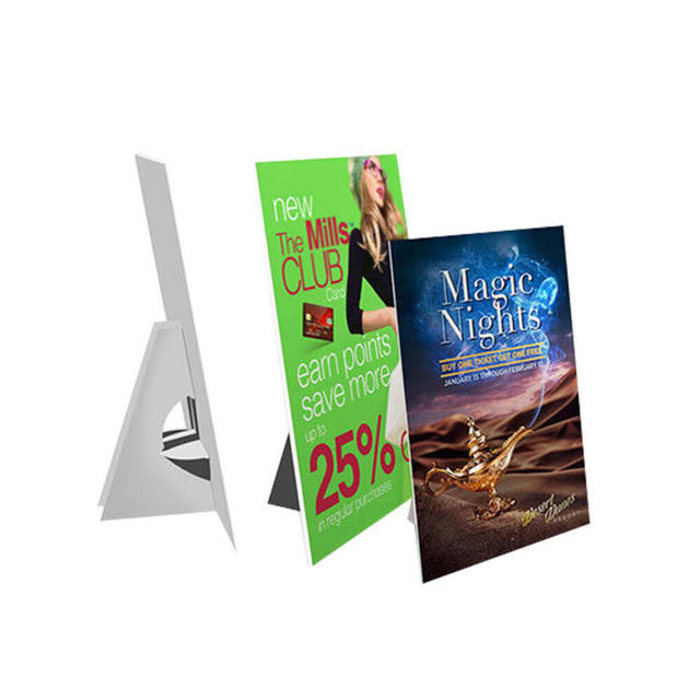 Customizable Counter Easel Back Sign Display Board with Logo Advertising Totem Cardboard Standee Promotion