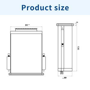 Balance numérique DINI ARGEO DGT1P avec boîtier en aluminium et indicateur de pesage, précision de 0,1 % à 0,5 % FS - Product Image 3