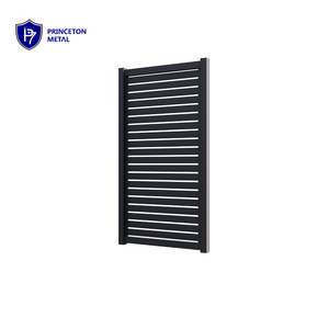 Kit de clôture en aluminium premium à lattes, 6/8 pieds, panneau de clôture extérieur écologique pour la confidentialité, modélisation 3D, installation facile DIY, échantillon gratuit pour maisons - Product Image 4