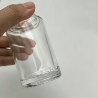 Bocaux en verre de qualité alimentaire à surface lisse avec couvercle à vis, faciles à étiqueter pour le miel, les sauces, les épices, le tri et l'emballage