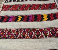 Tapis pliés artisanaux traditionnels en rotin/osier pour la maison, l'hôtel, la salle à manger, la cuisine, la salle de bain et l'appartement