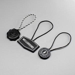 Hạt Treo Quần Áo Nhãn Áo Thun Hợp Kim Nhựa Cho Quần Áo Thẻ Treo Niêm Phong Tùy Chỉnh Quần Áo Thẻ Dây - Product Image 1