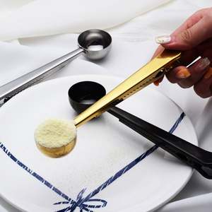 Cuchara Medidora de Café, Cuchara para Leche en Polvo, Cuchara de Acero Inoxidable para Granos de Café con Clip para Bolsa - Product Image 4