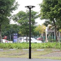 Lampadaire solaire extérieur IP65 DC 300W, éclairage LED rond pour poteau, jardin, parc, aménagement paysager, zone de stationnement communautaire