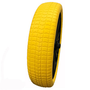 <span class=keywords><strong>Roue</strong></span> de <span class=keywords><strong>brouette</strong></span> sans air PU 4.80/4.00-8 <span class=keywords><strong>roue</strong></span> en caoutchouc massif avec jante en plastique - Product Image 6