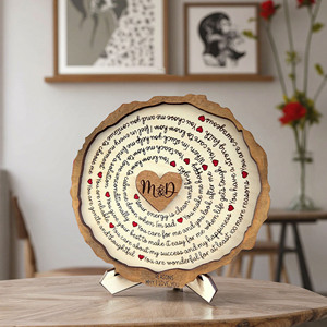Laser <b>Engraved</b> Why I Love You Sign Love Letter <b>Plaque</b> Customizable Love Quotes Valentine's Day Romantic Gifts for Couples - Product Image 2