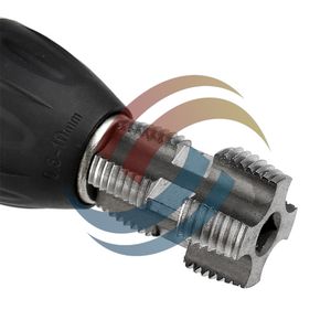 เครื่องมือเจาะเกลียวแบบมือถือทำจากโลหะผสม KT0149สำหรับเปิดเกลียวภายในท่อน้ำ1/<span class=keywords><strong>2</strong></span> "<span class=keywords><strong>3</strong></span>/4" 1 "ppr/ppe - Product Image 3