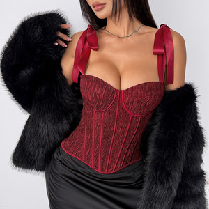 Sexy Valentine Outfits for Women - Red Lace Jumpsuits