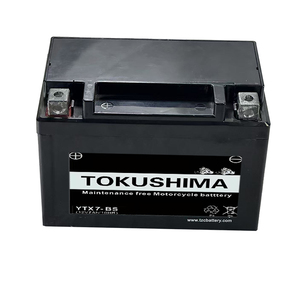 Batería <span class=keywords><strong>de</strong></span> Arranque para Motocicleta <span class=keywords><strong>de</strong></span> Plomo-Ácido TOKUSHIMA MF <span class=keywords><strong>12V</strong></span> 7Ah YTX7-BS 12N7A-BS AGM Garantía <span class=keywords><strong>de</strong></span> 2 Años 75CCA - Product Image 1