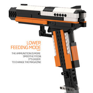 Pistolet arme <span class=keywords><strong>Ww2</strong></span> Pistolet Assemblage Blocs de Construction Modèle de Jeu Militaire Machines de Tir Pistolet Série Kit Pistolet à Signal Moc Jouet pour Garçon - Product Image 5