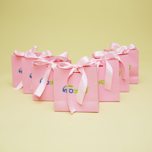 Wholesale Luxury Handmade Paper Shopping <b>Gift</b> Bag with <b>Ribbon</b> Handle Custom Logo ODM OEM for <b>Gift</b> Packaging - Product Image 1