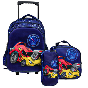 Nuova Valigia Trolley con Ruote Fisse per Scuola Elementare, Borsa Principessa da Corsa in Tessuto Oxford, Ultra-leggera e di Grande Capacità - Product Image 4